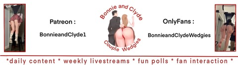 bonnieandclydewedgies onlyfans leaked picture 2