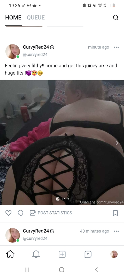 curvyred24 onlyfans leaked picture 2